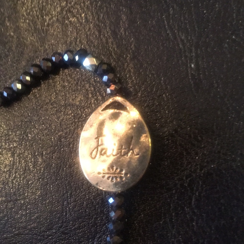 Faith Christian Cross Bracelet Adjust 7-9” - Picture 5 of 5